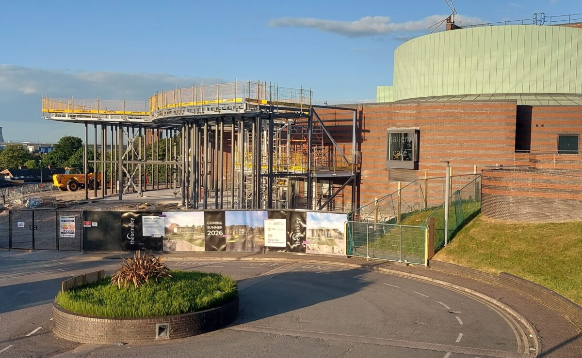 Progress is now well underway at The Brindley